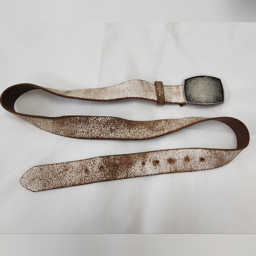 Aldo Genuine Leather Buckle Belt Size XL